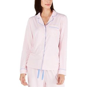 Charter Club Notch-Collar Soft Pajama Top
